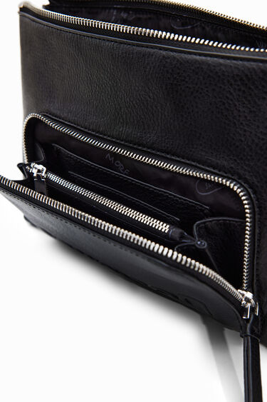 Petit sac à bandoulière demi-logo | Desigual