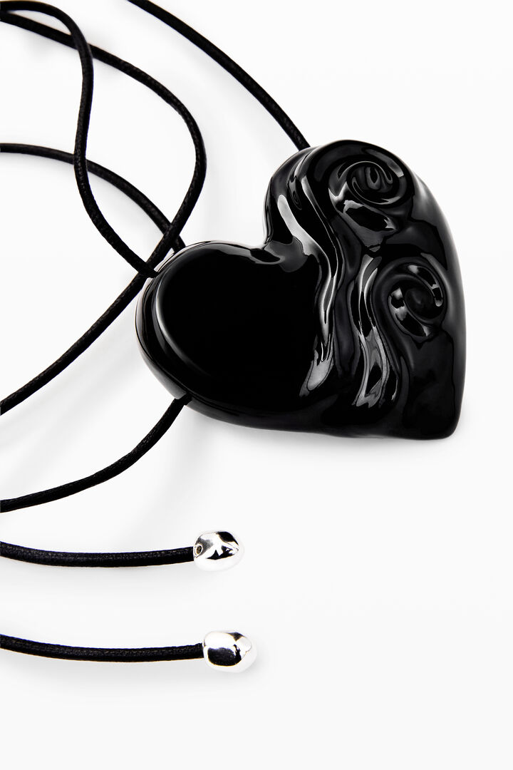 Colgante Coraz&oacute;n Negro