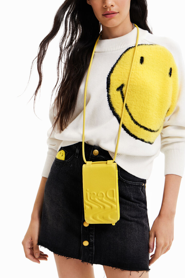 Portamovil logo relieve | Desigual