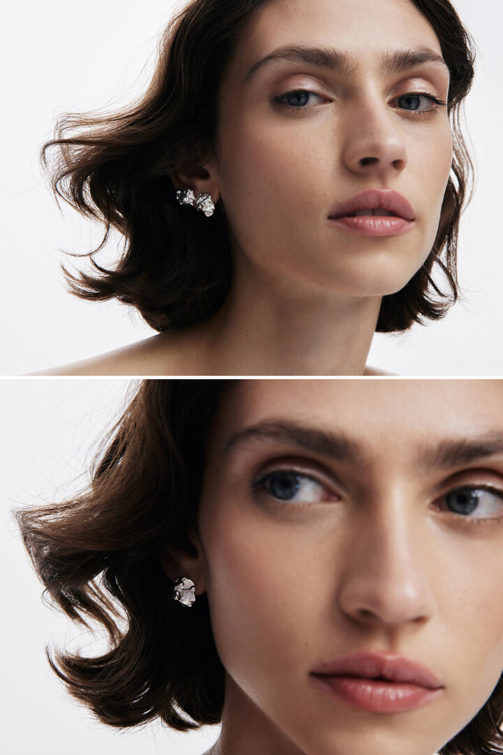 Irregular gold-plated Zalio earrings | Desigual