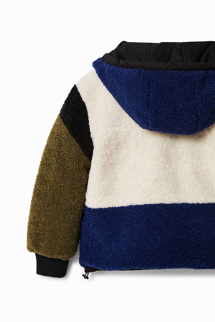 Oversize reversible fleece jacket | Desigual