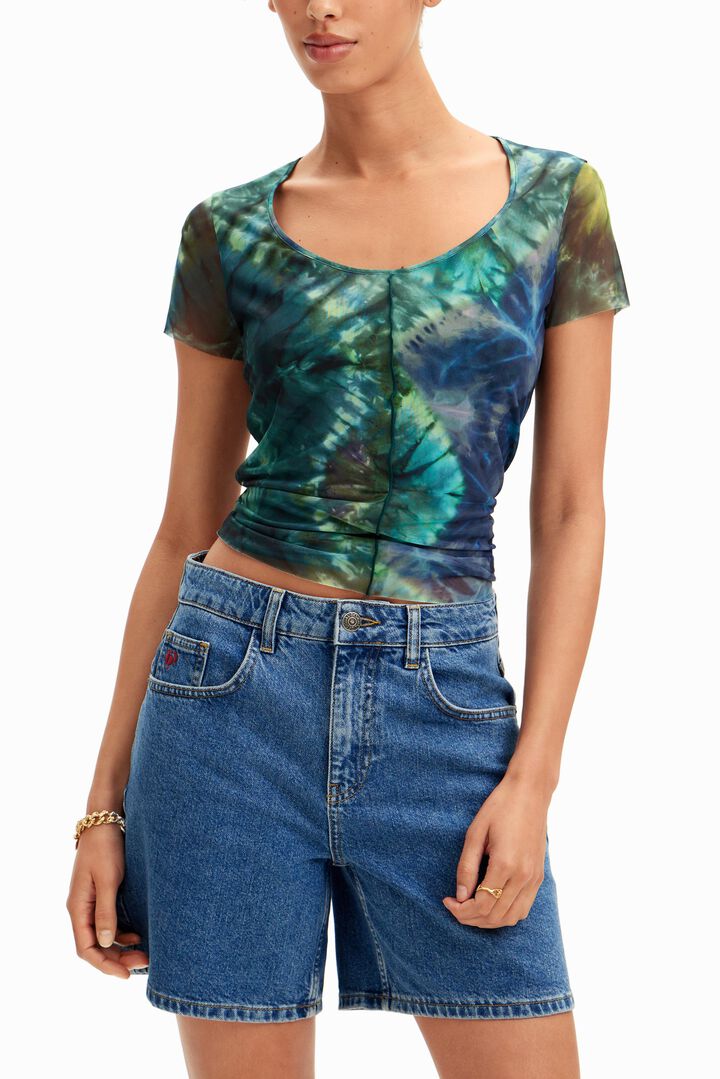 Tie-dye short-sleeve T-shirt | Desigual
