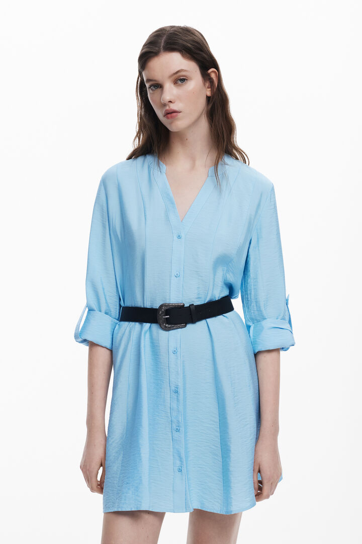 Robe chemise avec ceinture | Desigual