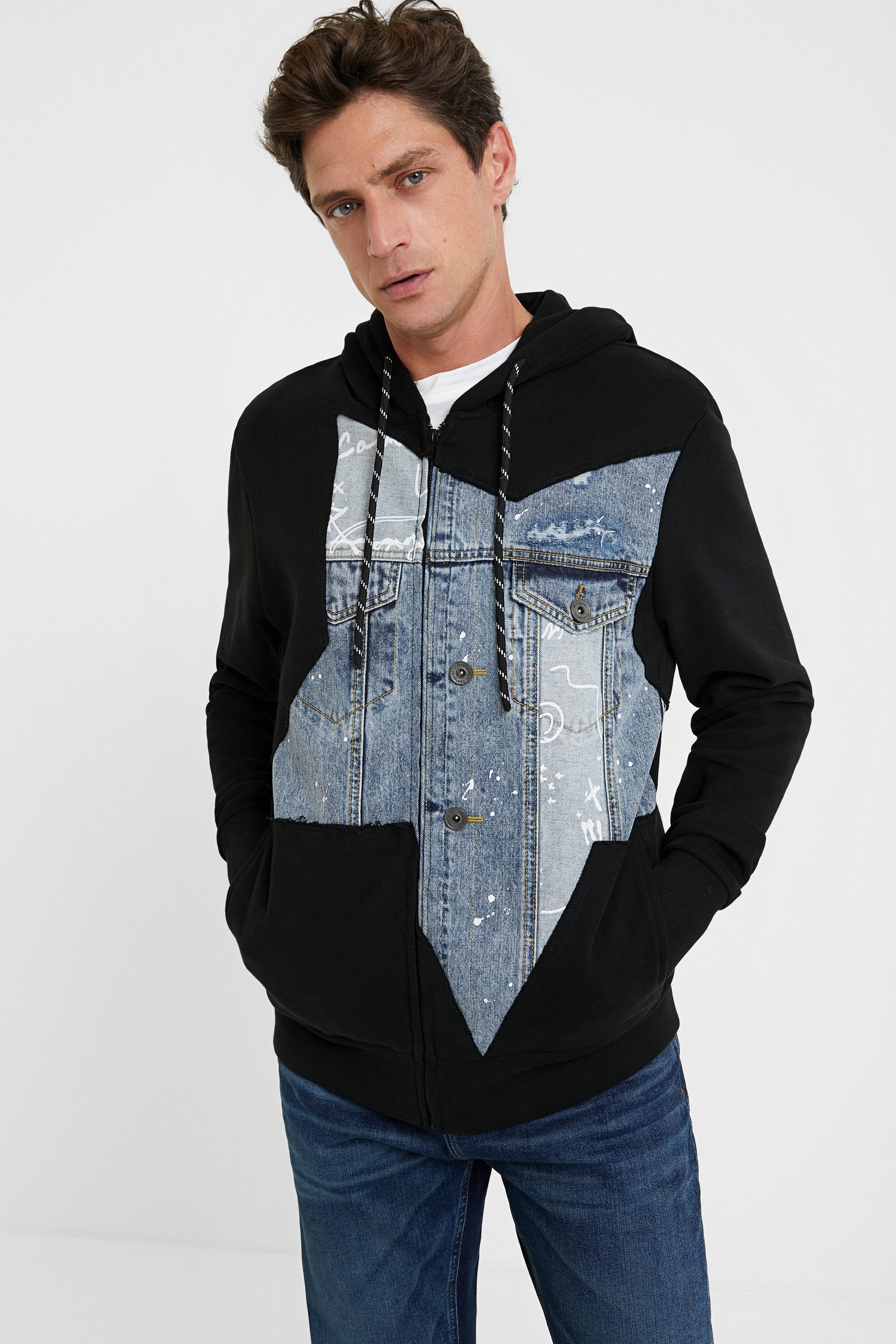 Sudadera desigual hombre clearance