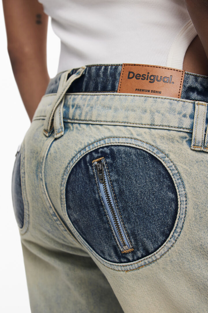 Pantaló vaquero combinado | Desigual
