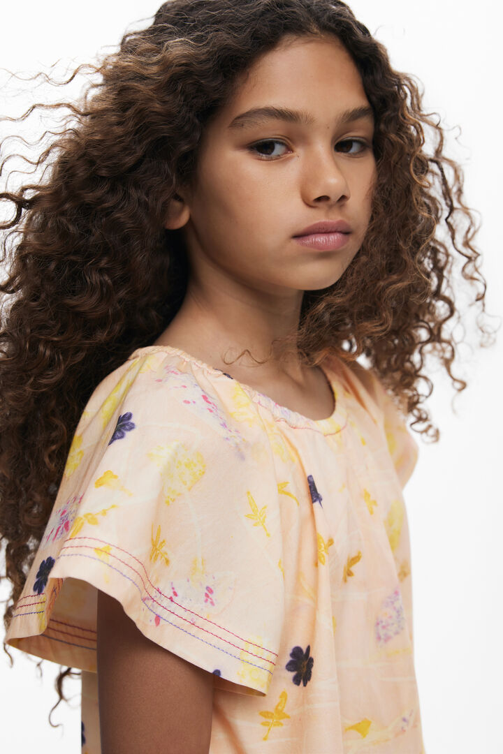 Floral short-sleeve dress | Desigual