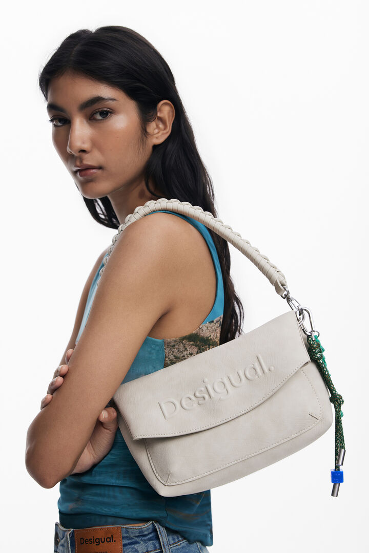 Sac à rabat logo 3D moyen | Desigual