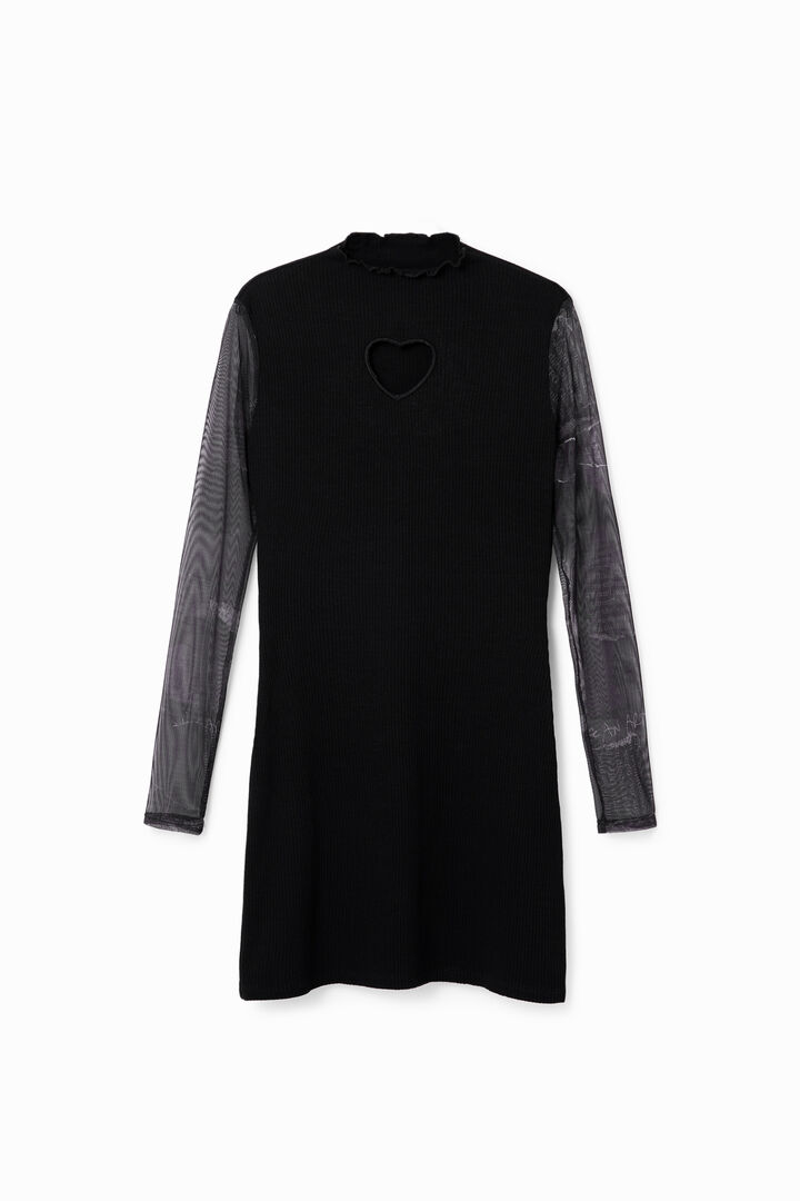 Abito mini costine cuore | Desigual