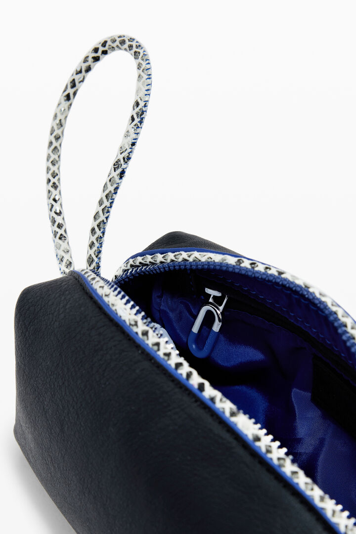 Neceser efecto piel contrastes mediano | Desigual