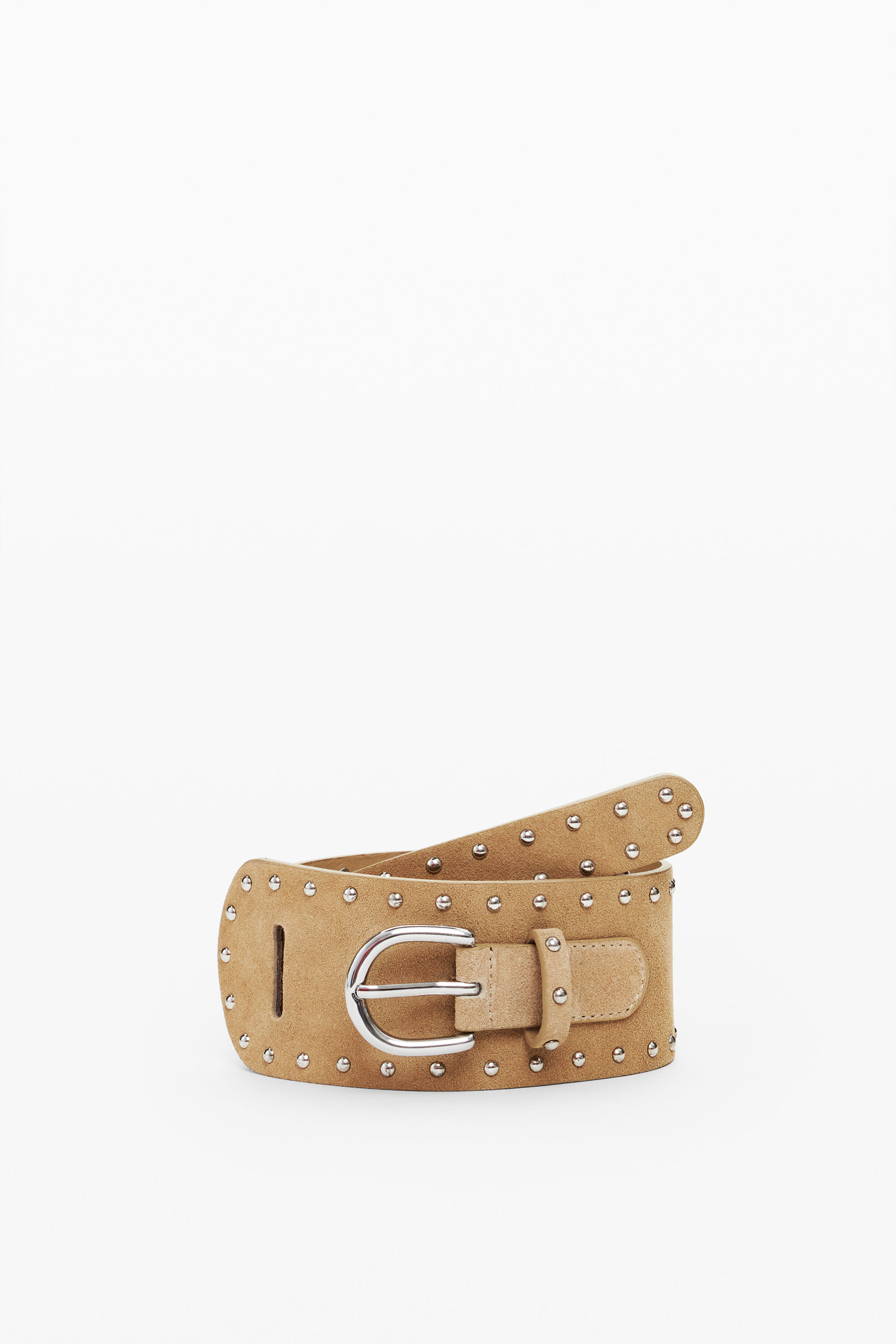 desigual Dubbele leren riem