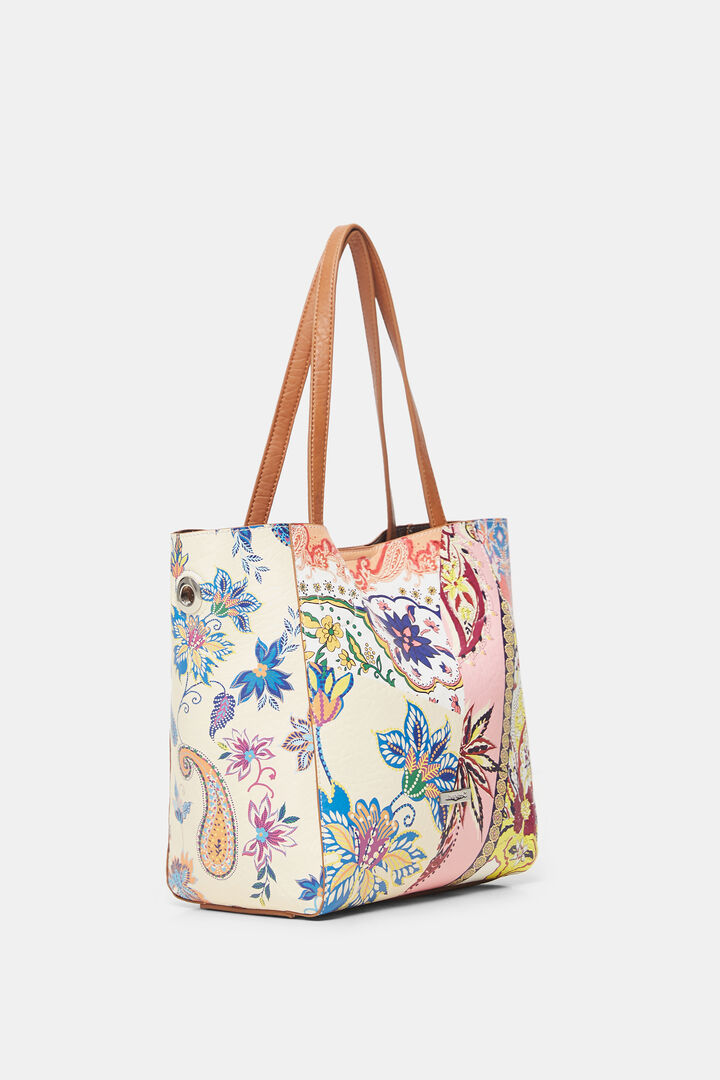 2 in 1 boho shopping bag | Desigual