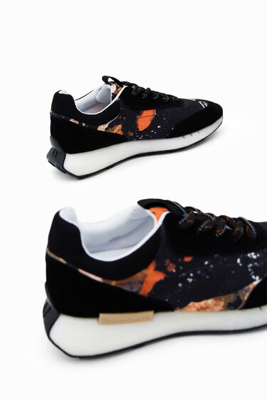 Runner sneakers met minerale print | Desigual