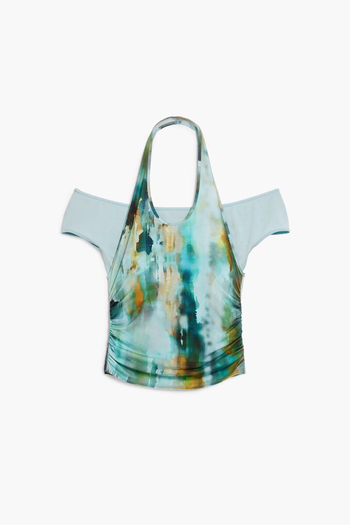 DOUBLE-LAYER EFFECT T-SHIRT