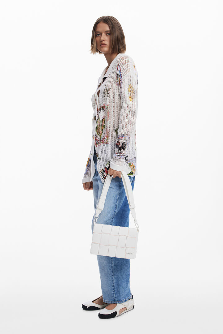 Woven crossbody bag | Desigual