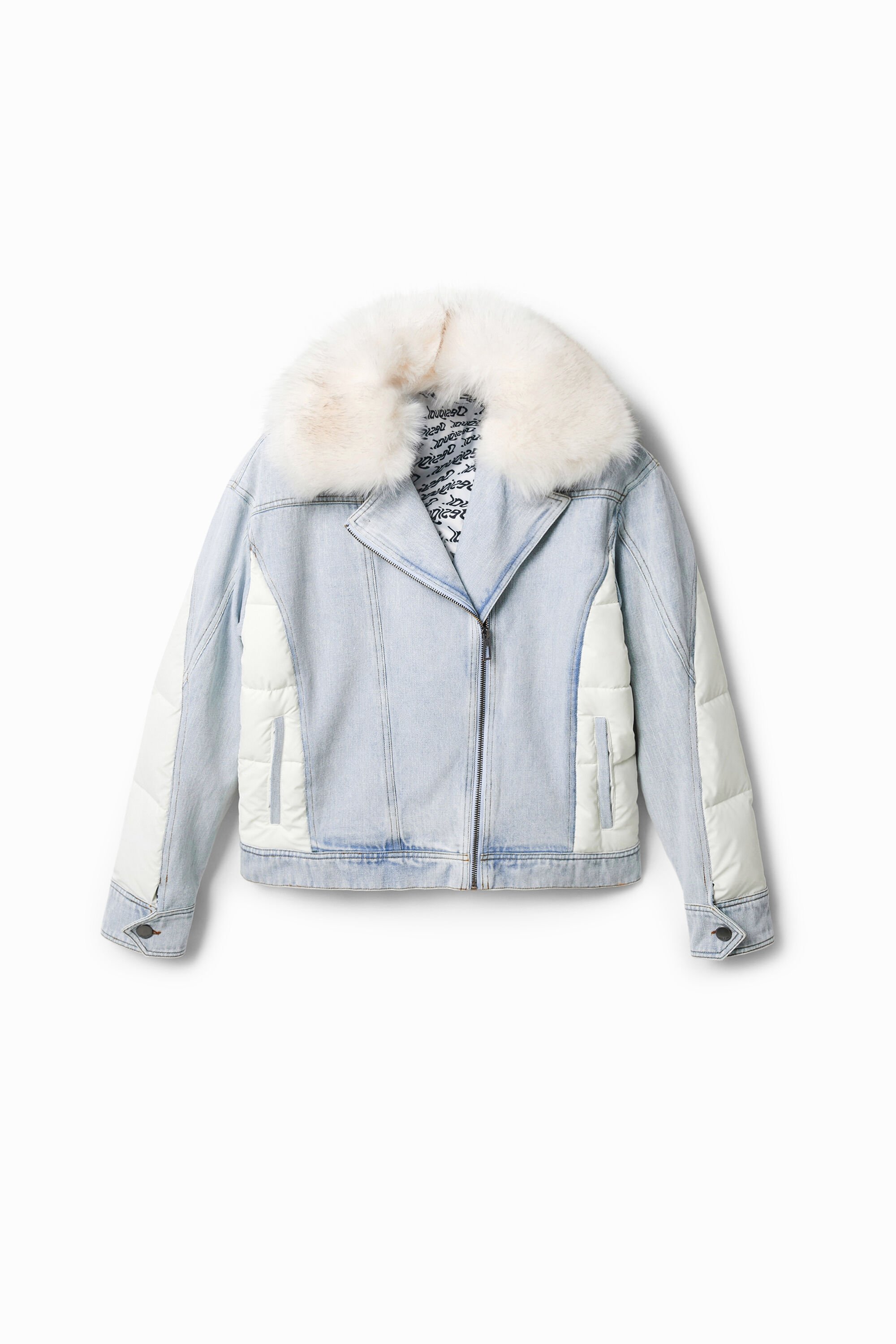 Trucker jacket fur on sale