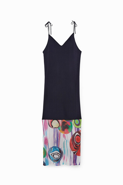 Vestido bainhas arty