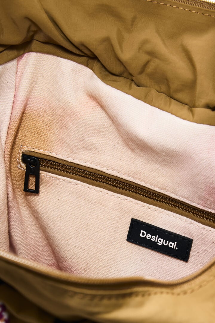 Mochila mediana multiposición nylon | Desigual