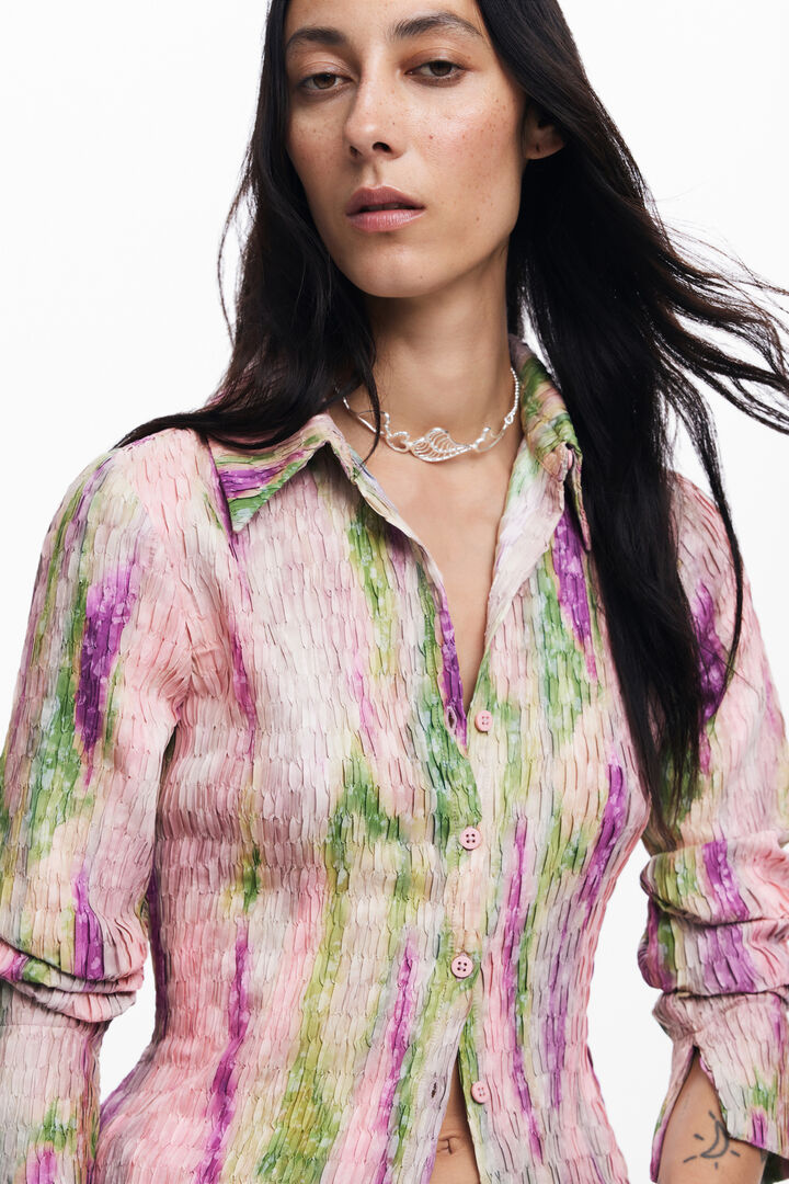 Blusa acuarela difuminada | Desigual