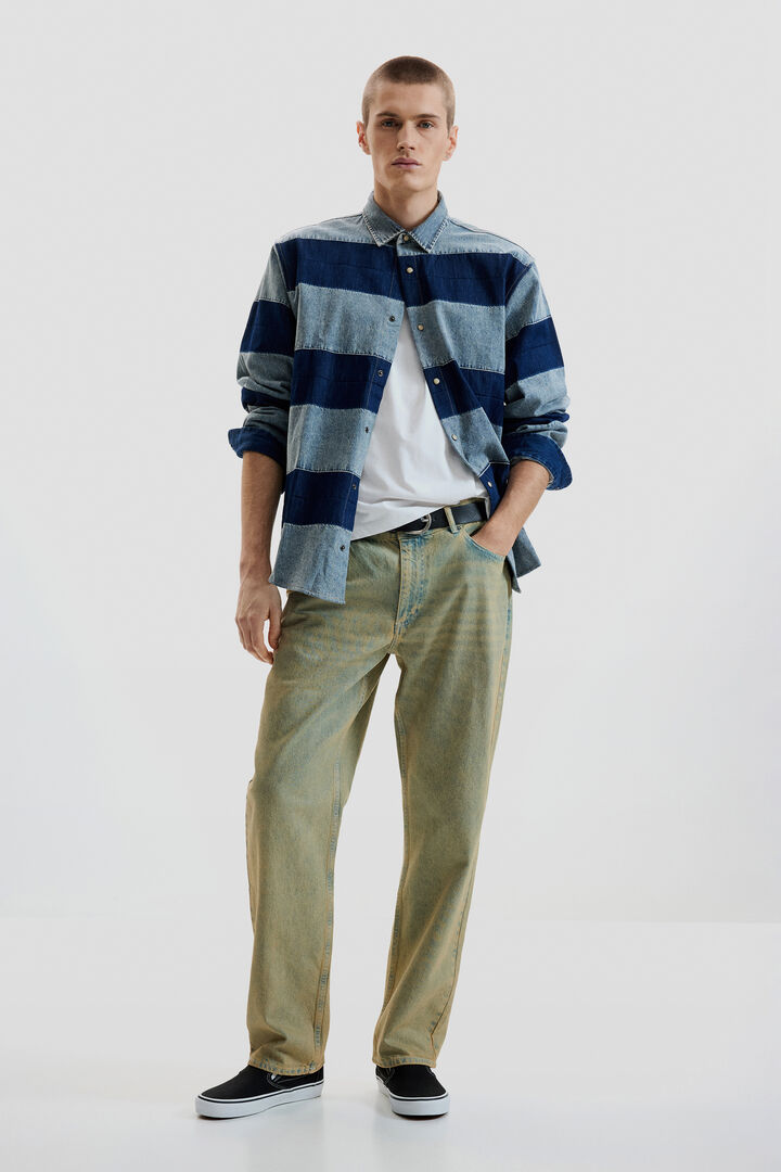 CAMISA VAQUERA RAYAS | Desigual