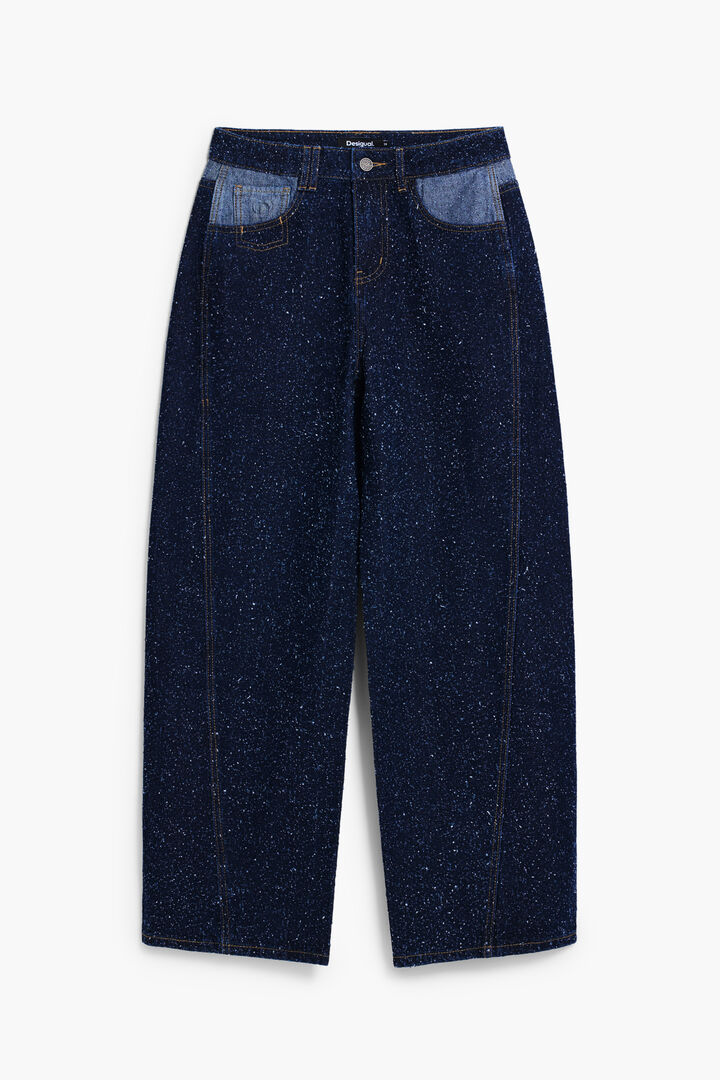 Two-tone denim trousers | Desigual
