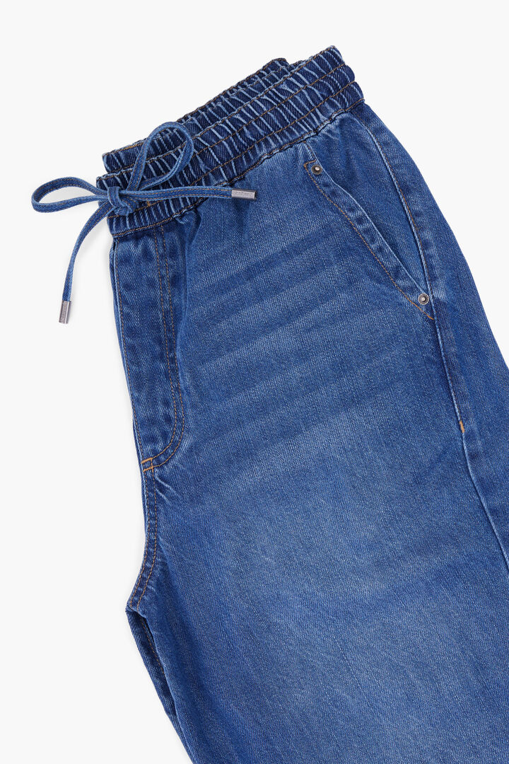 Elastic long denim trousers | Desigual