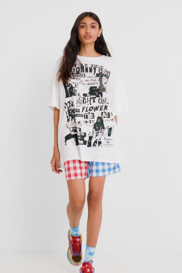 T-shirt oversize unisexe Johnson Hartig | Desigual