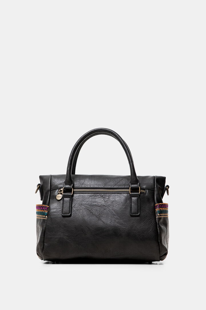 Embroidered briefcase bag | Desigual