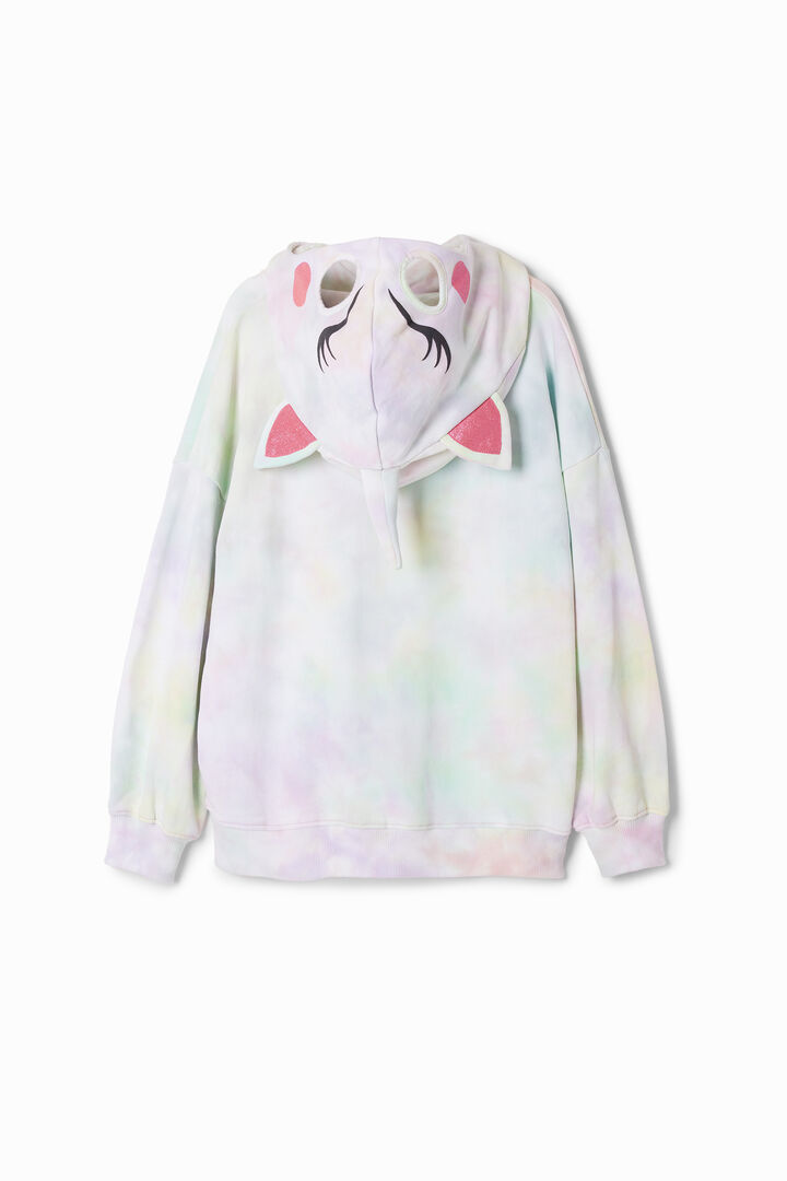 Tie-dye unicorn hoodie