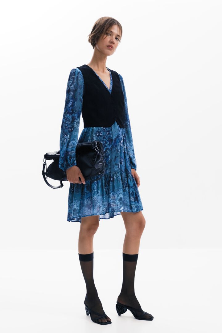 2-in-1 Kleid-Weste | Desigual