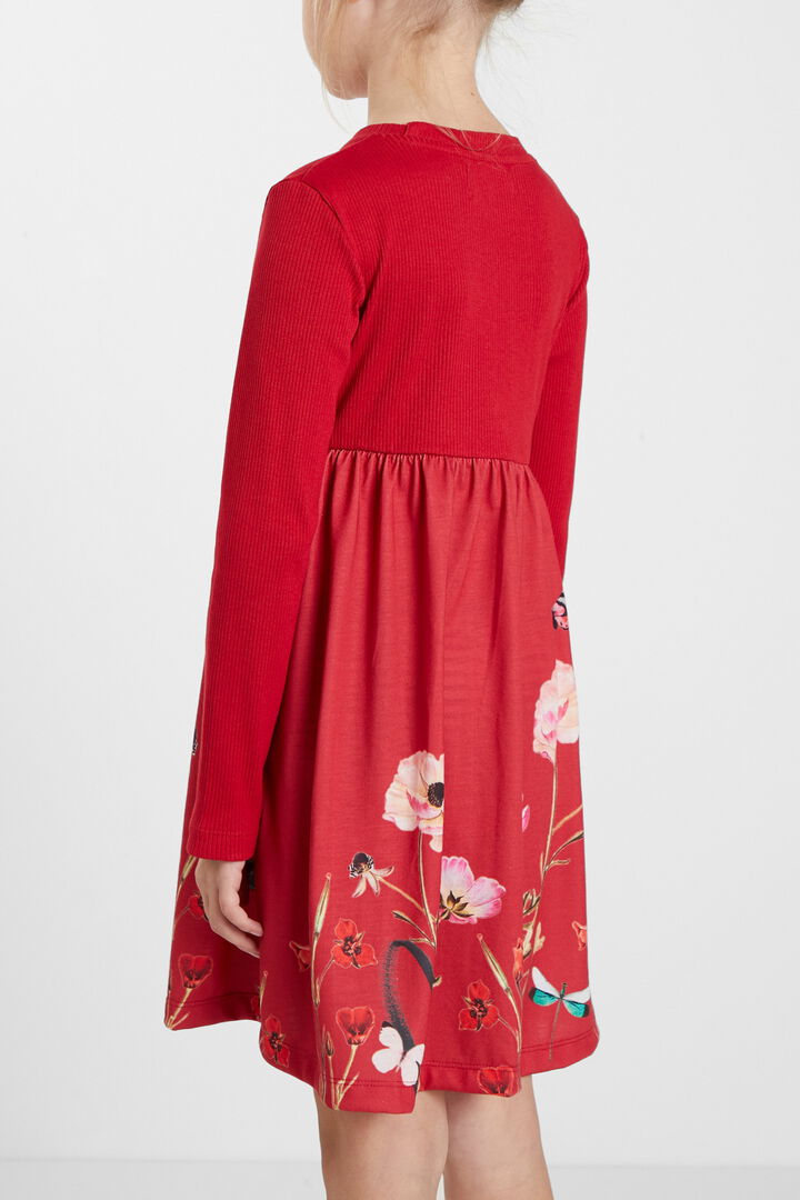 Vestido trapecio flores | Desigual