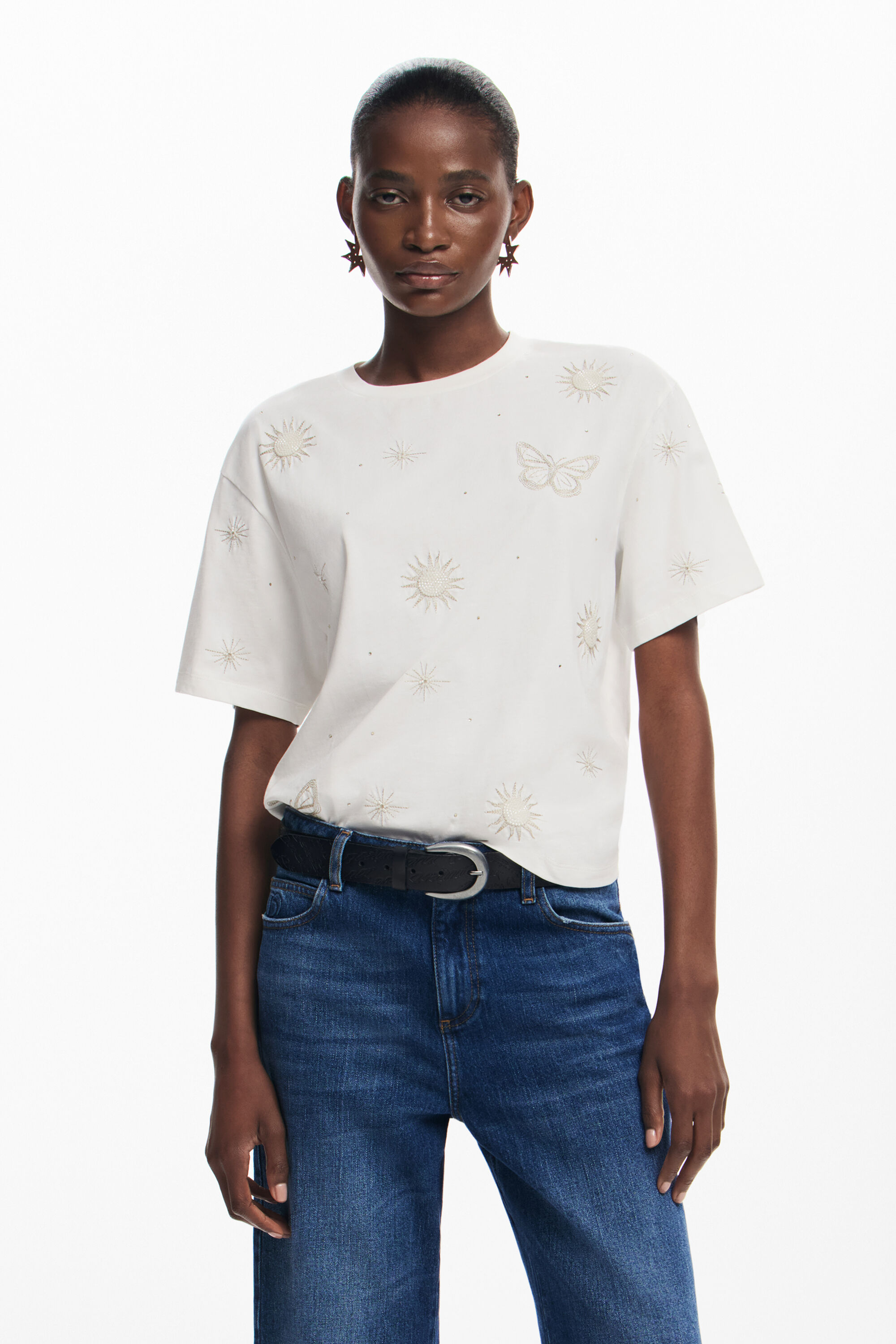 Camiseta mariposas de mujer I Desigual