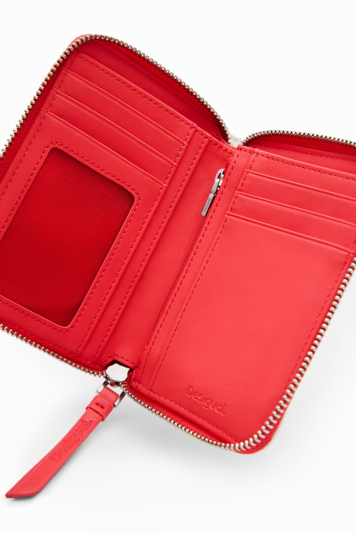 Cartera S flores troqueladas | Desigual