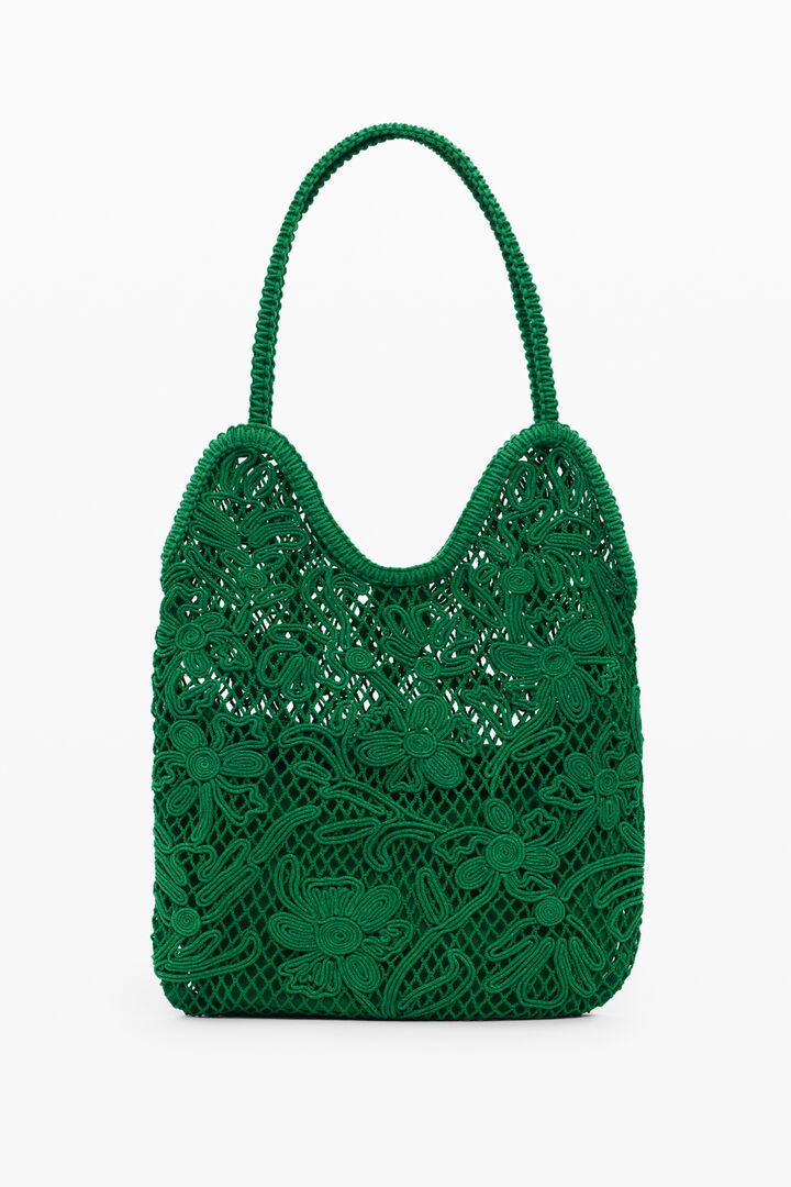 Medium crochet shoulder bag | Desigual