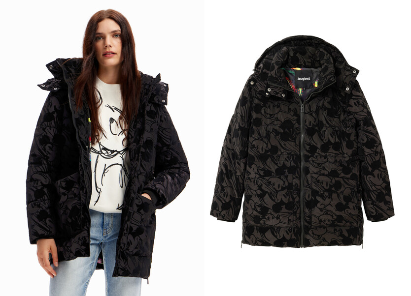 Mickey Mouse quilted coat