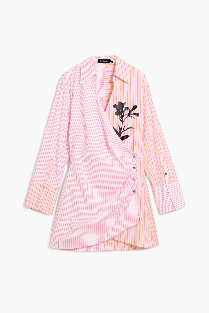 Robe chemise en popeline | Desigual