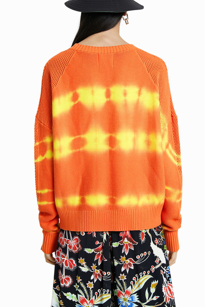 Faded ethnic knit jumper | Desigual