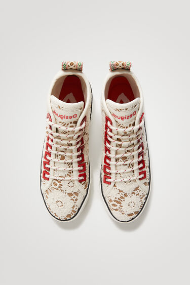 Lace high-top sneakers | Desigual