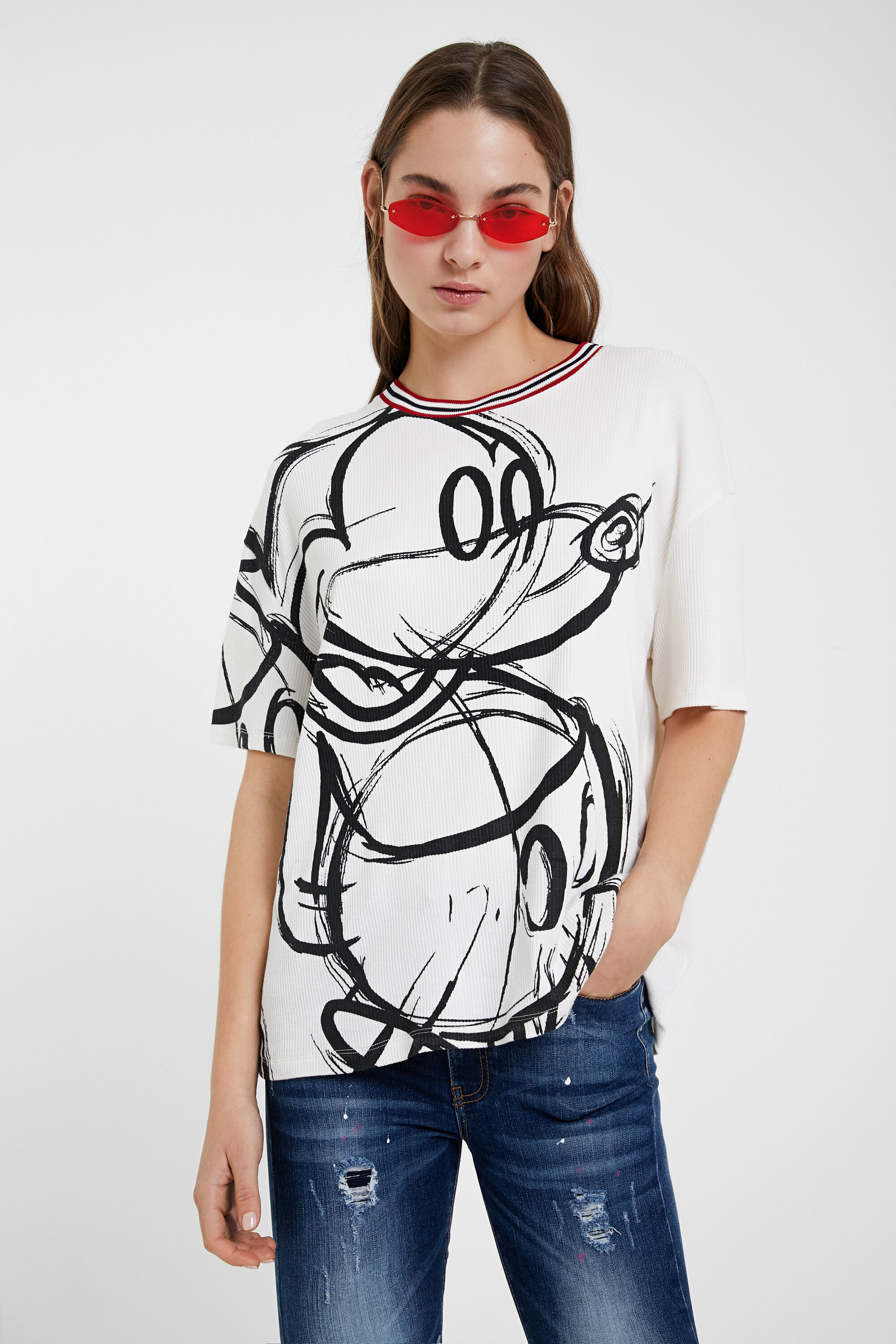 camiseta mickey desigual