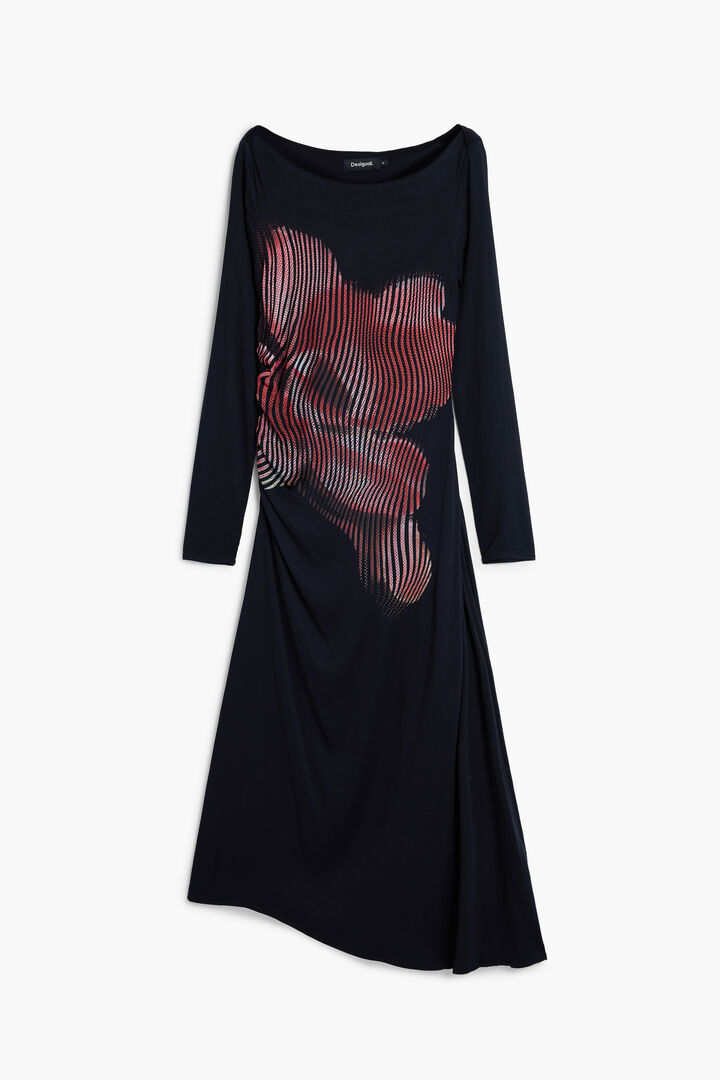 Pixelated midi dress | Desigual