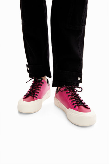 Sneakers plataforma flores | Desigual