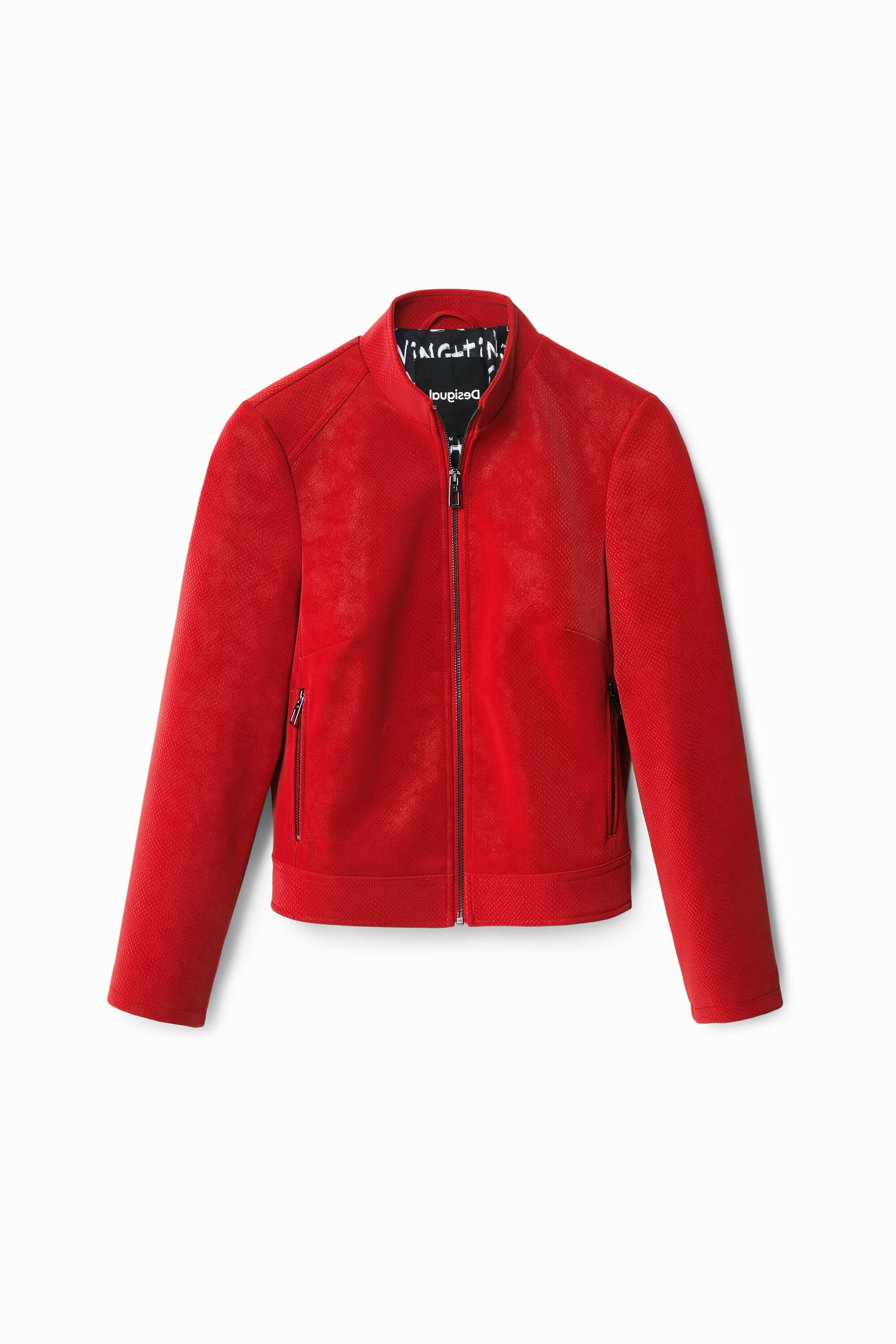 Chaqueta efecto ante