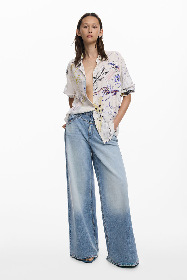 Camisa fluida collage | Desigual