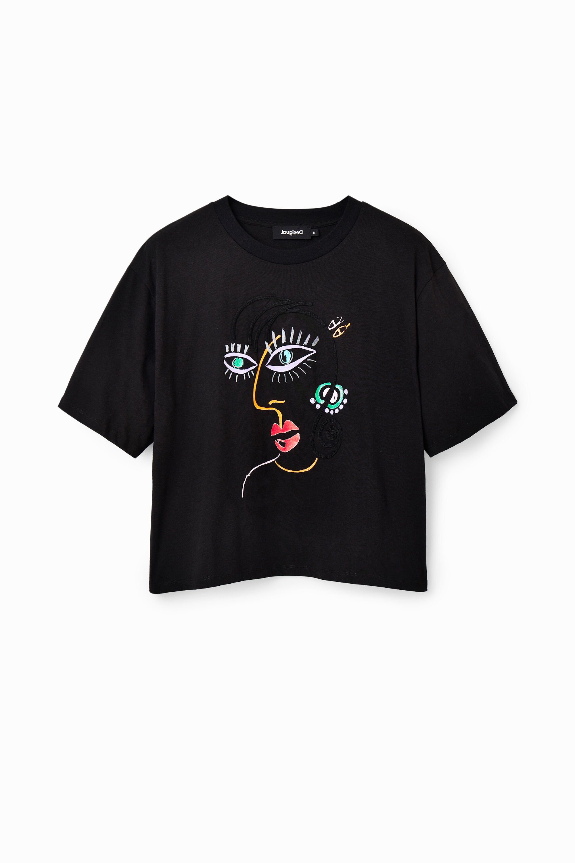 Camiseta manga corta cara