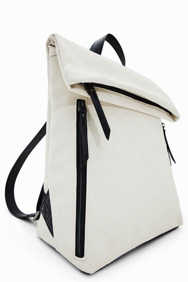 Flap and logo backpack | Desigual