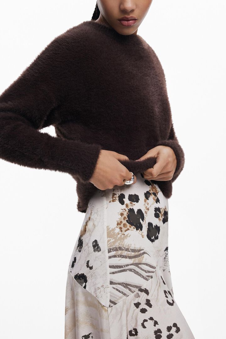 Animal print dress