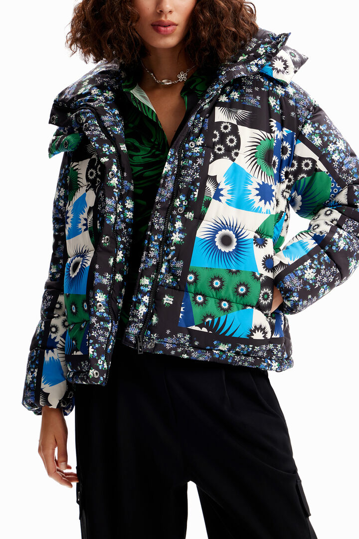 Padded patchwork jacket | Desigual