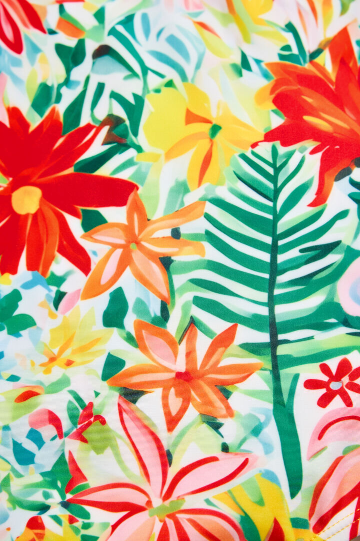 Tropical print swimsuit | Desigual