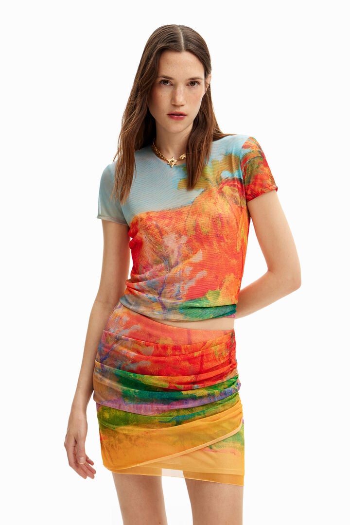 結び目arty Tシャツ