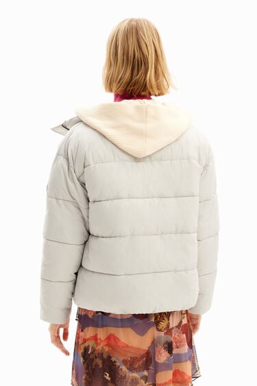 Combination padded jacket | Desigual