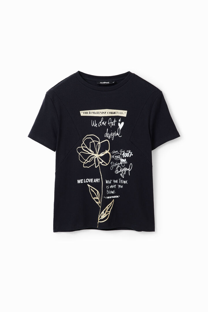 Flower message T-shirt | Desigual